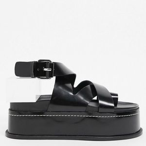 Black Platform Sandals